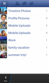 Facebook APP Blackberry 10