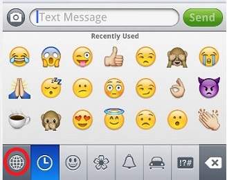 Agregar teclado Emoji