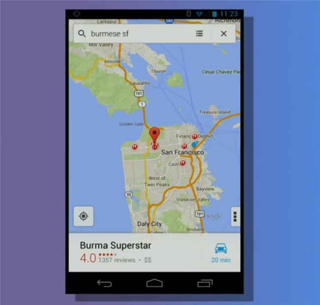 nueva actualización de google maps