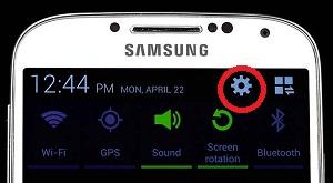 mensaje de bloqueo del Samsung Galaxy S4
