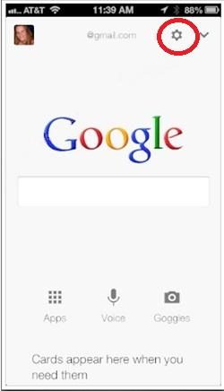  desactivar el informe de ubicación en Google Search