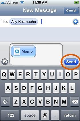 enviar mensajes de voz mediante iMessage desde iPhone