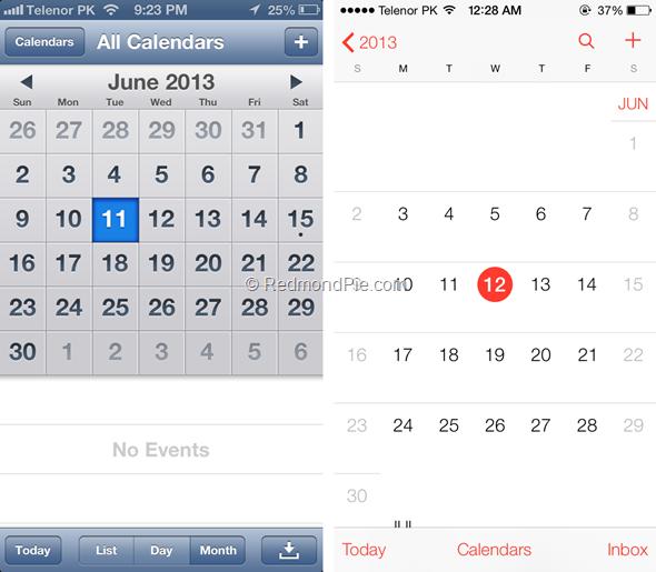 iOS 7 vs iOS 6-8