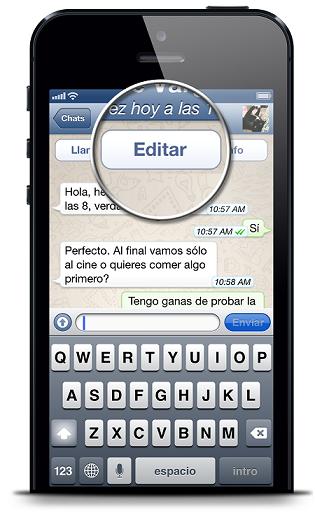 eliminar mensajes o Chats en WhatsApp