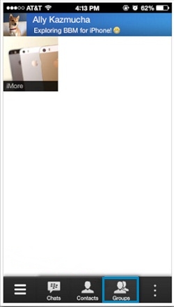 BBM para iOS 