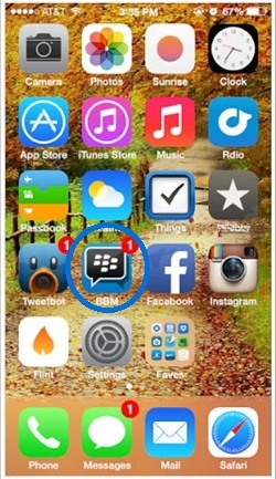 añadir contacto desde BBM