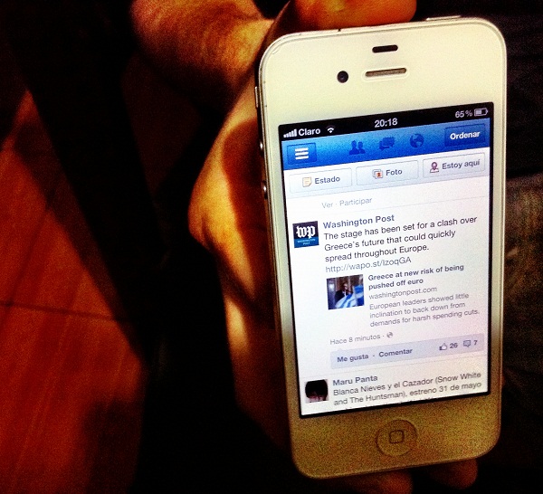 Revisar registro de actividad de facebook