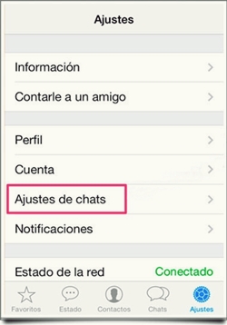 copia de seguridad de tus Chats de WhatsApp